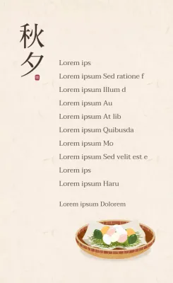 Geïllustreerde Obon-wensstickers