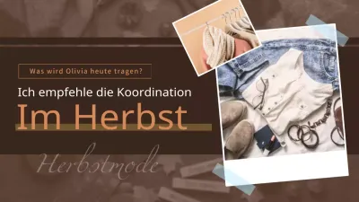 Fotobuchmode in herbstlichem Braun