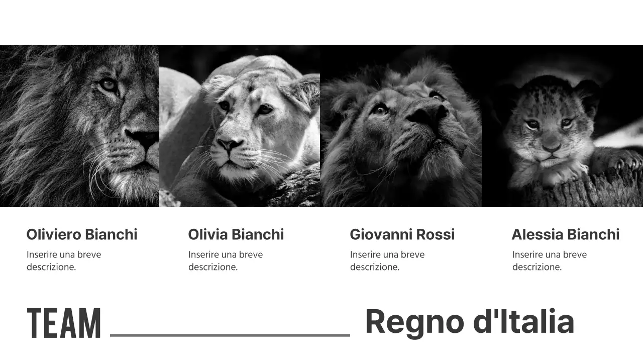 Presentazioni in bianco e nero