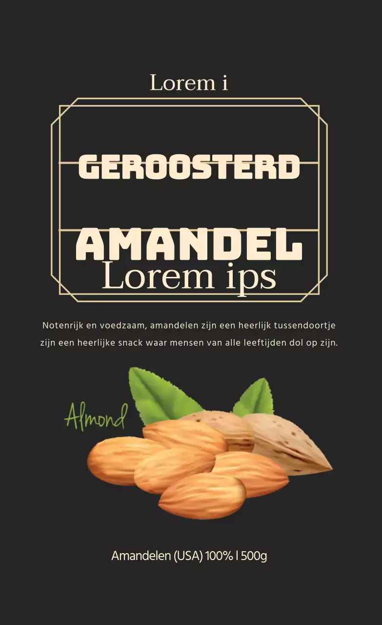 Geroosterde amandelen