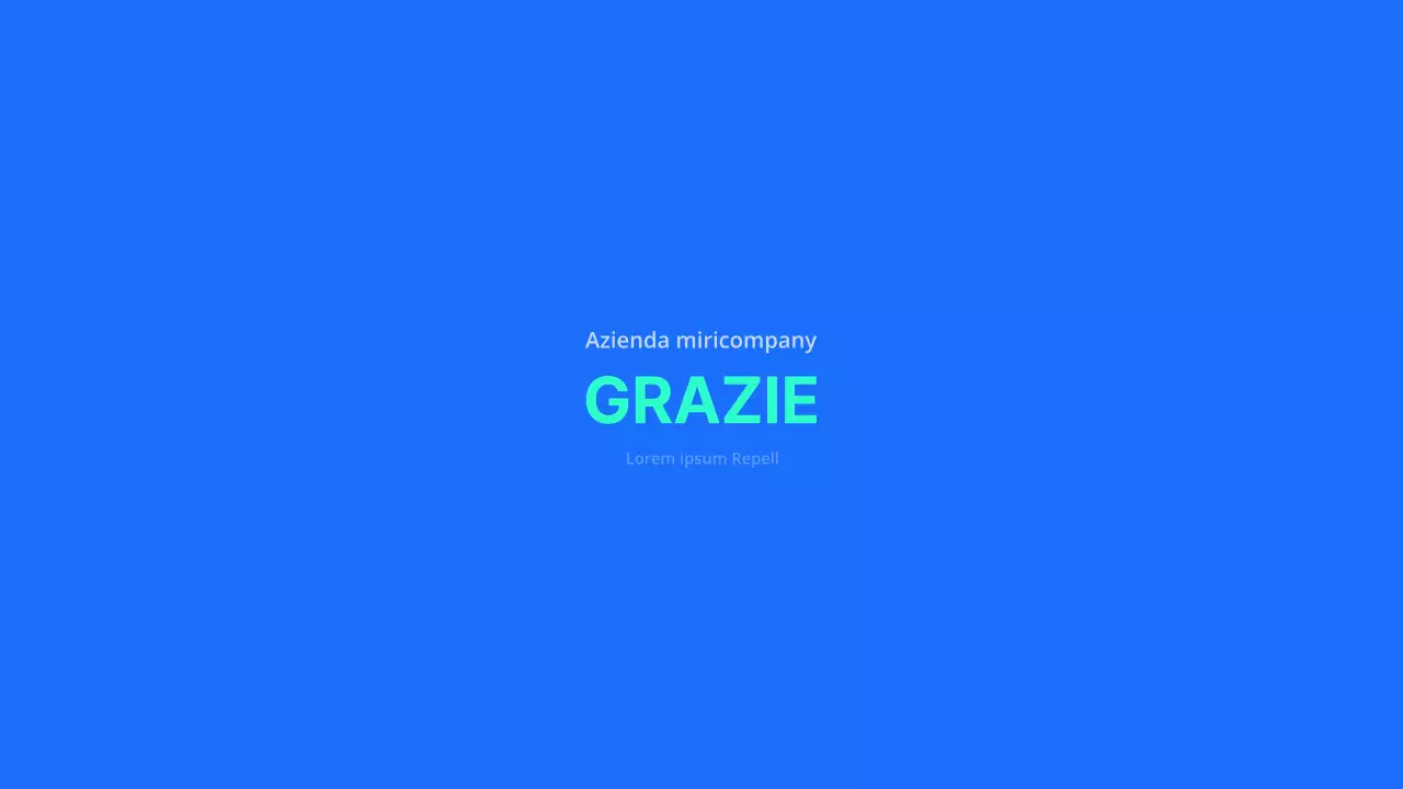 Rapporti aziendali semplici in blu