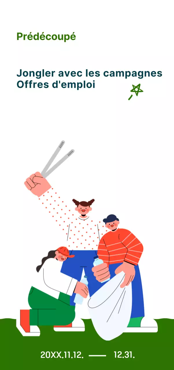 Une couverture de campagne avec une illustration de bon goût