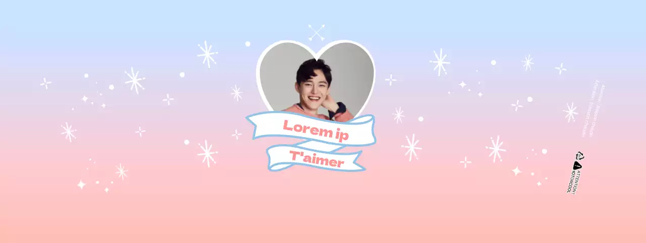 Porte-gobelet dégradé pour les produits dérivés des célébrités