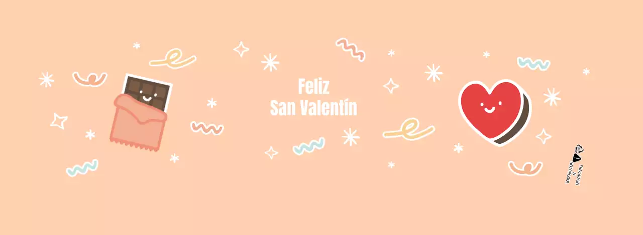 Portavasos de chocolate Pink Valentine Cute