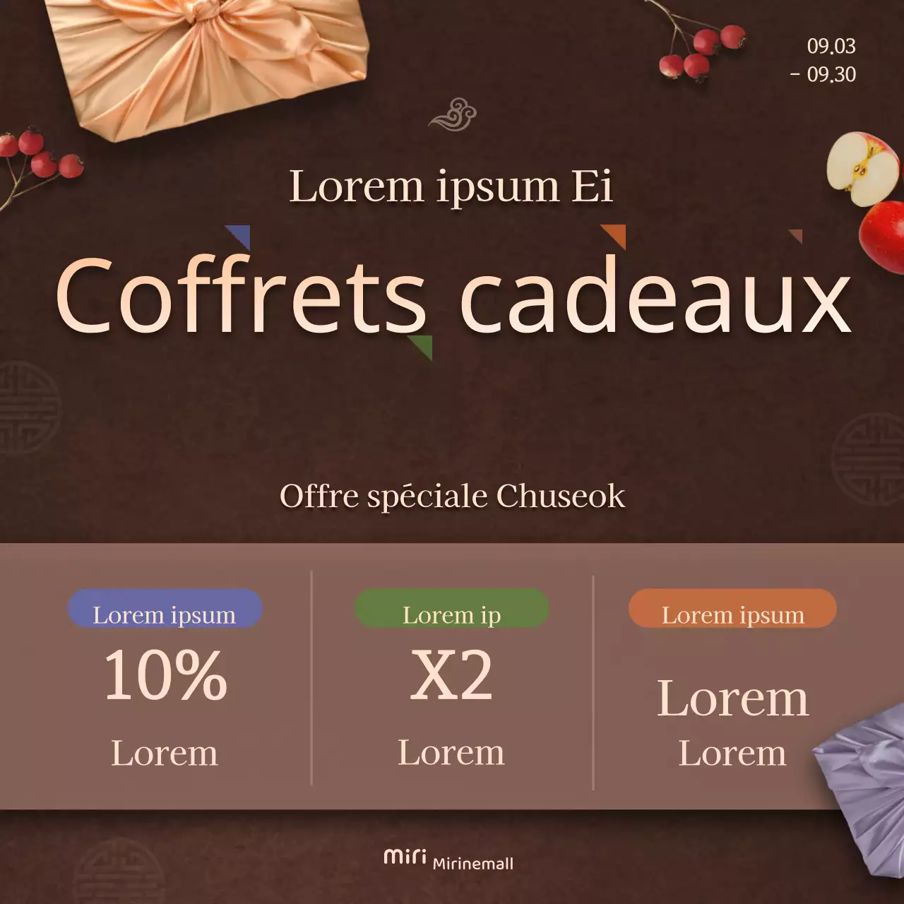 Concours de cadeaux Chuseok