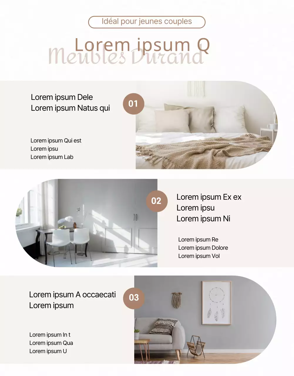 La semaine du mariage en beige