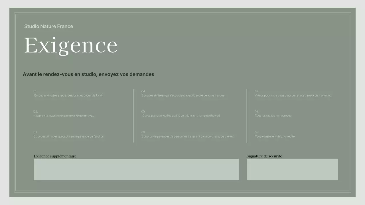 Tableau conceptuel de cosmétiques sur le thème de la nature verte