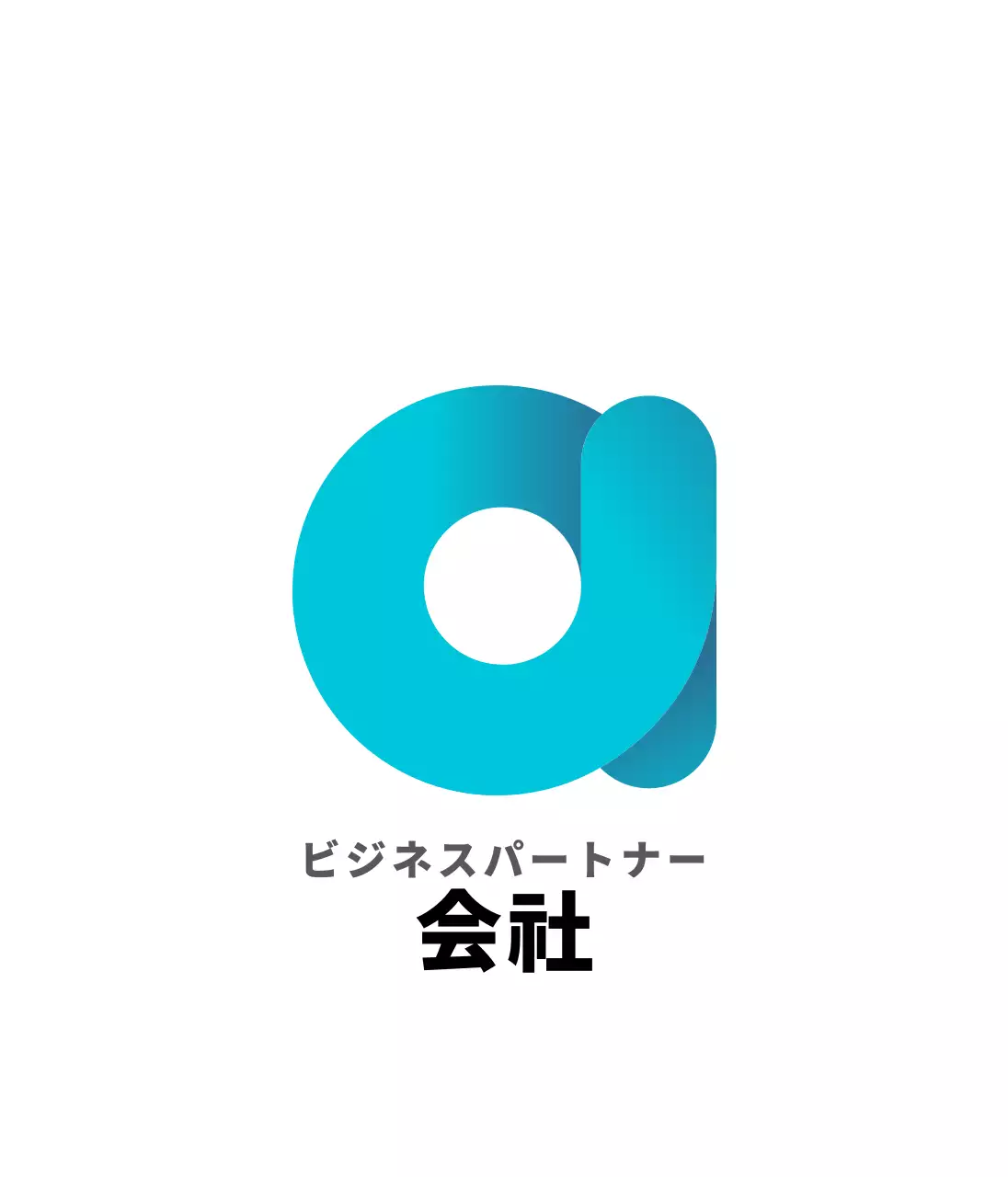 ホワイトブルー企業ロゴ