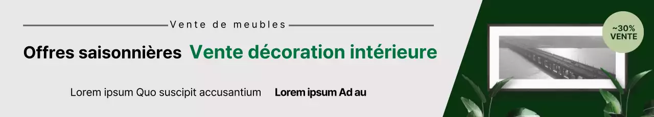 La photographie verte met en valeur le mobilier propre Promouvoir votre événement