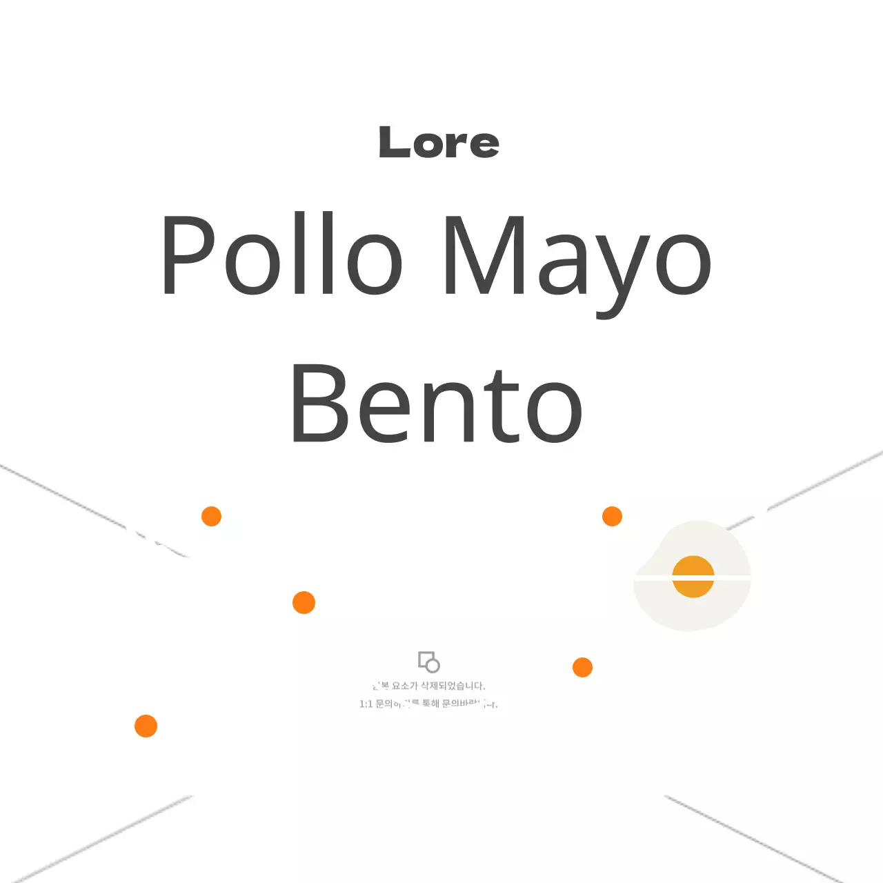 Bento de pollo y mayonesa