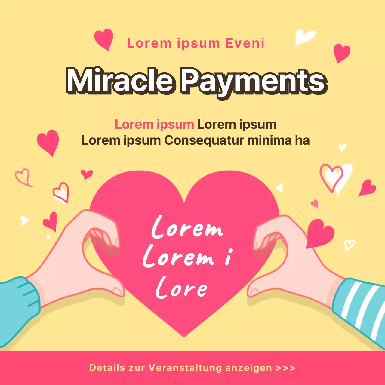 Yellow Pink White Day Café Veranstaltung Details