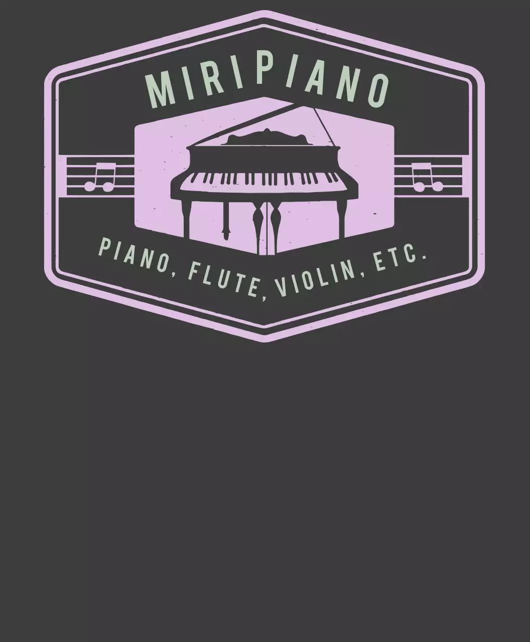 ピアノ音楽教室団体Tシャツ