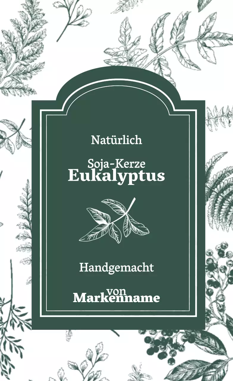 Eukalyptus-Kerze