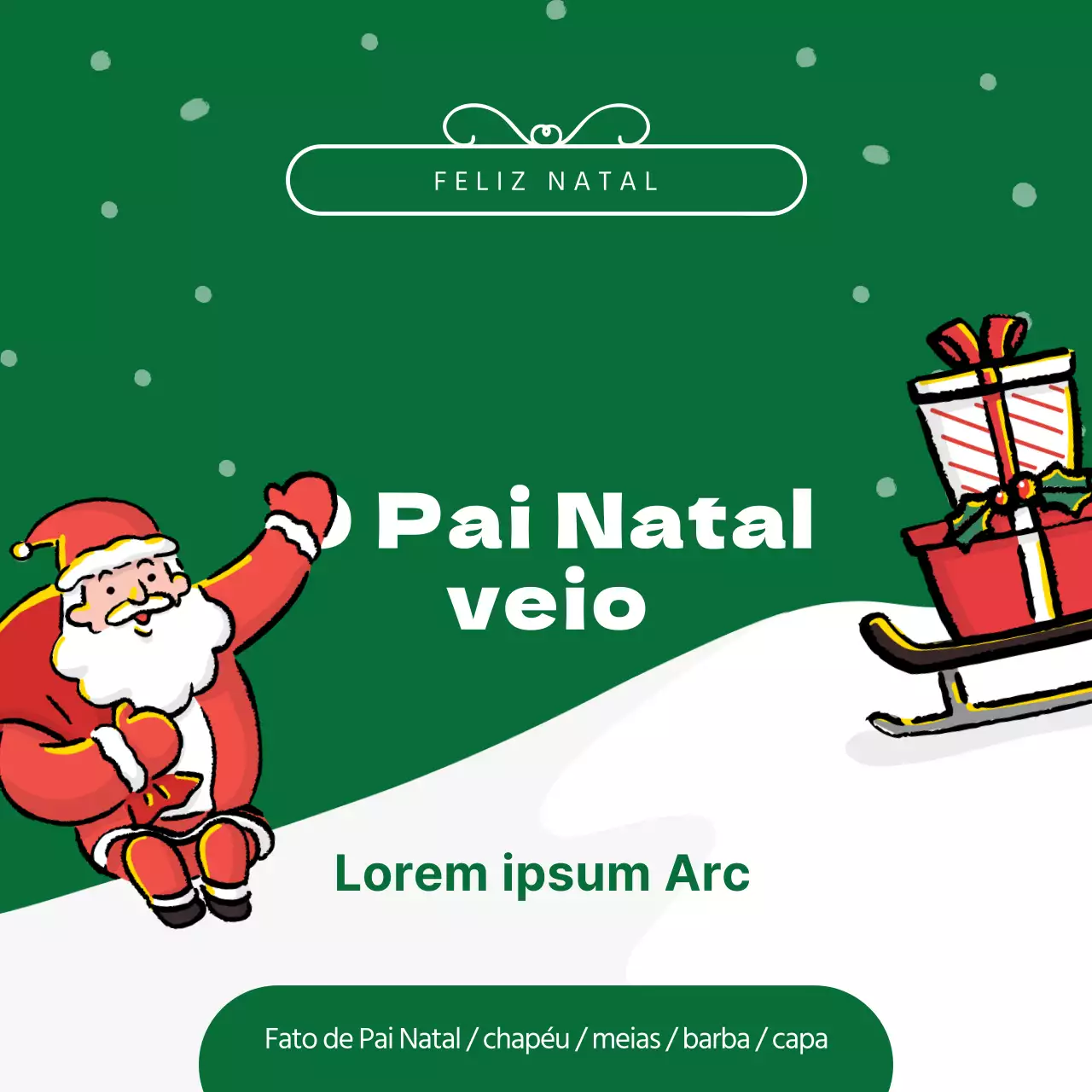 Artigos para festas de inverno à venda na Green Christmas Concepts
