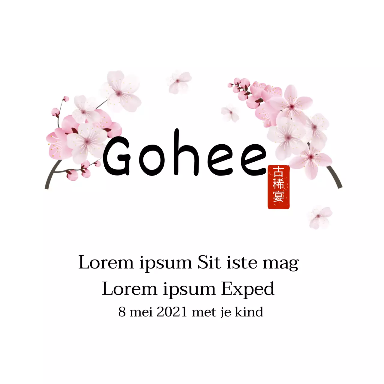 Witte geïllustreerde letters benadrukken Traditioneel eenvoudig bedanklabel