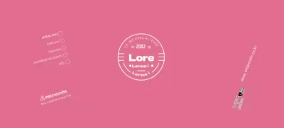 White Pink Neat Symbols Cafe