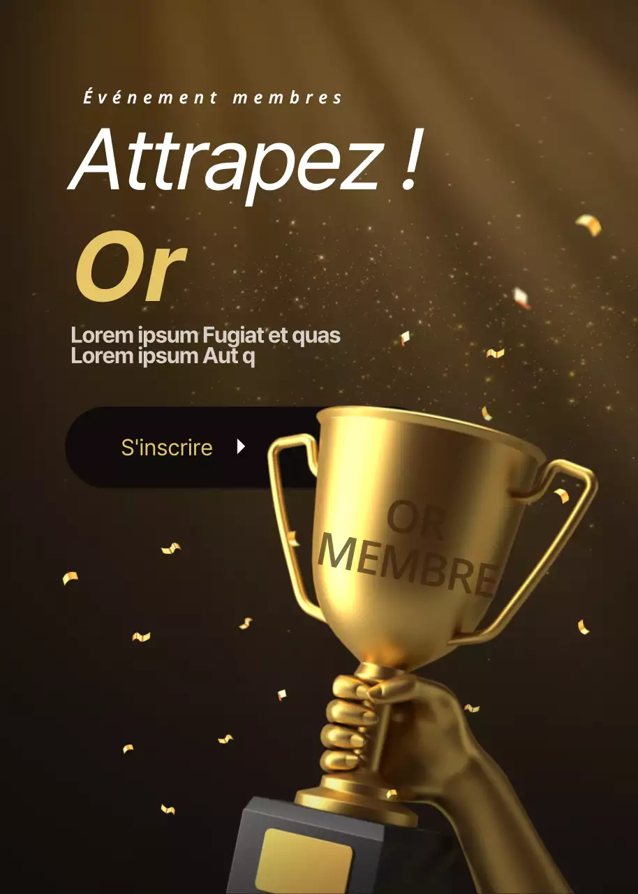 Evénements pour les membres