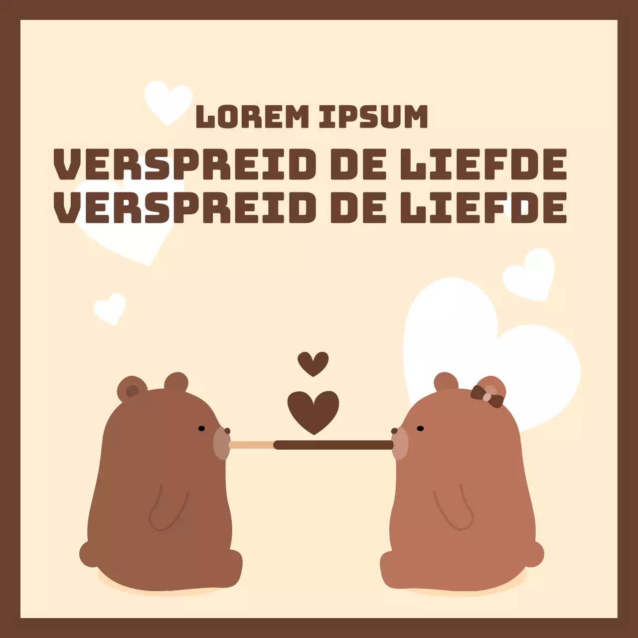 Verspreid de liefde