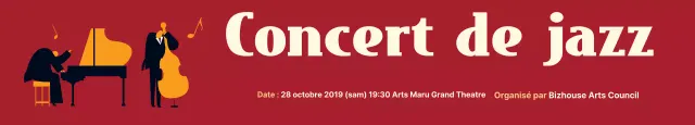 Concert de jazz_Bannière Garo