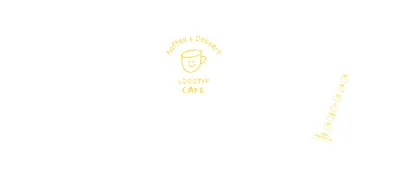 Weiß-gelbe handgezeichnete Illustration