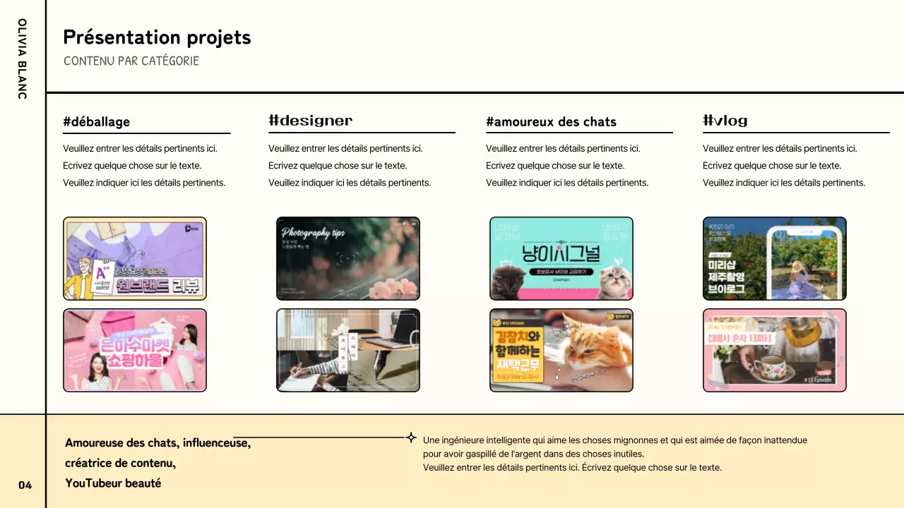 Une proposition de collaboration entre YouTubers, mignonne et colorée, en rose, vert et pastel.