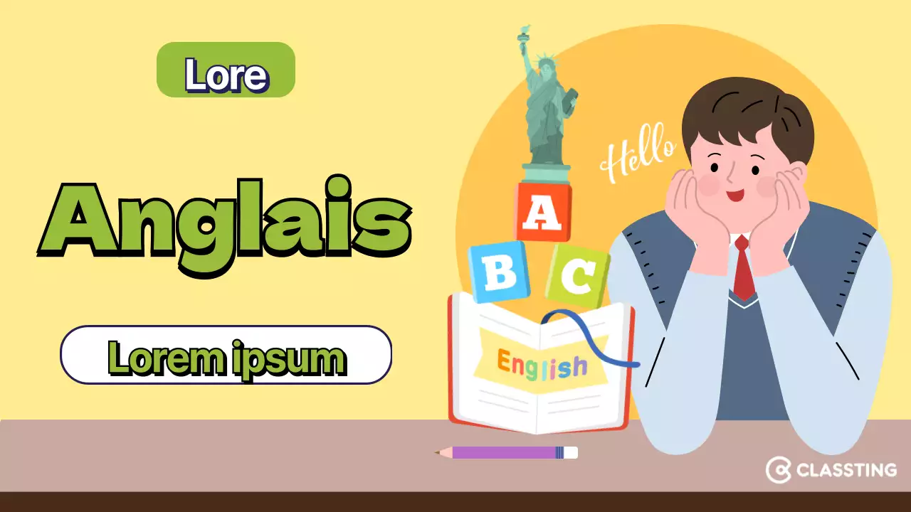 Matières d'anglais en tant que seconde langueVignette