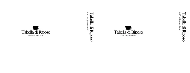 Logo del caffè in stile emotivo e semplice