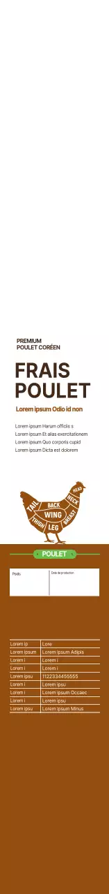 brunir la viande de poitrine de poulet simple icône