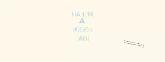 Gelb Blau Einfacher Pop-Text