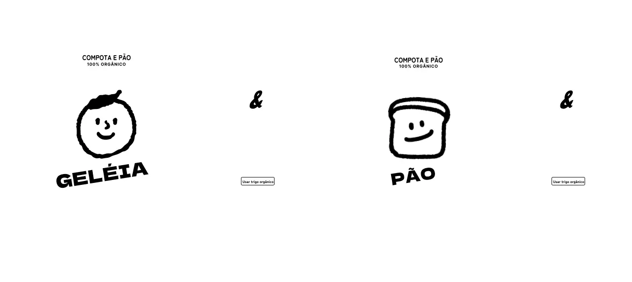 Promover e informar o logótipo de um café de sobremesas com uma ilustração de uma pessoa gira e pão