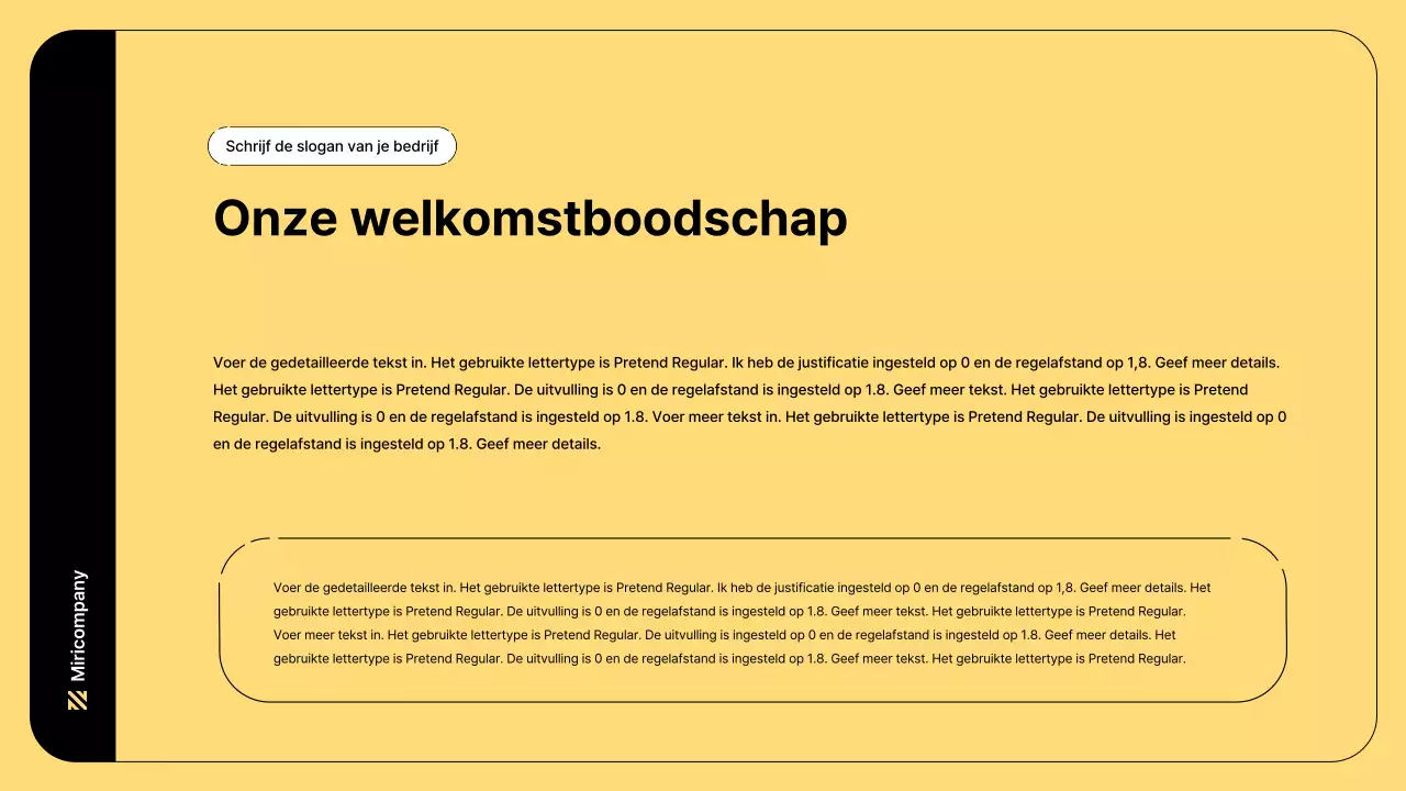 Zakelijke illustratie met eenvoudige lijnen en gele kleur