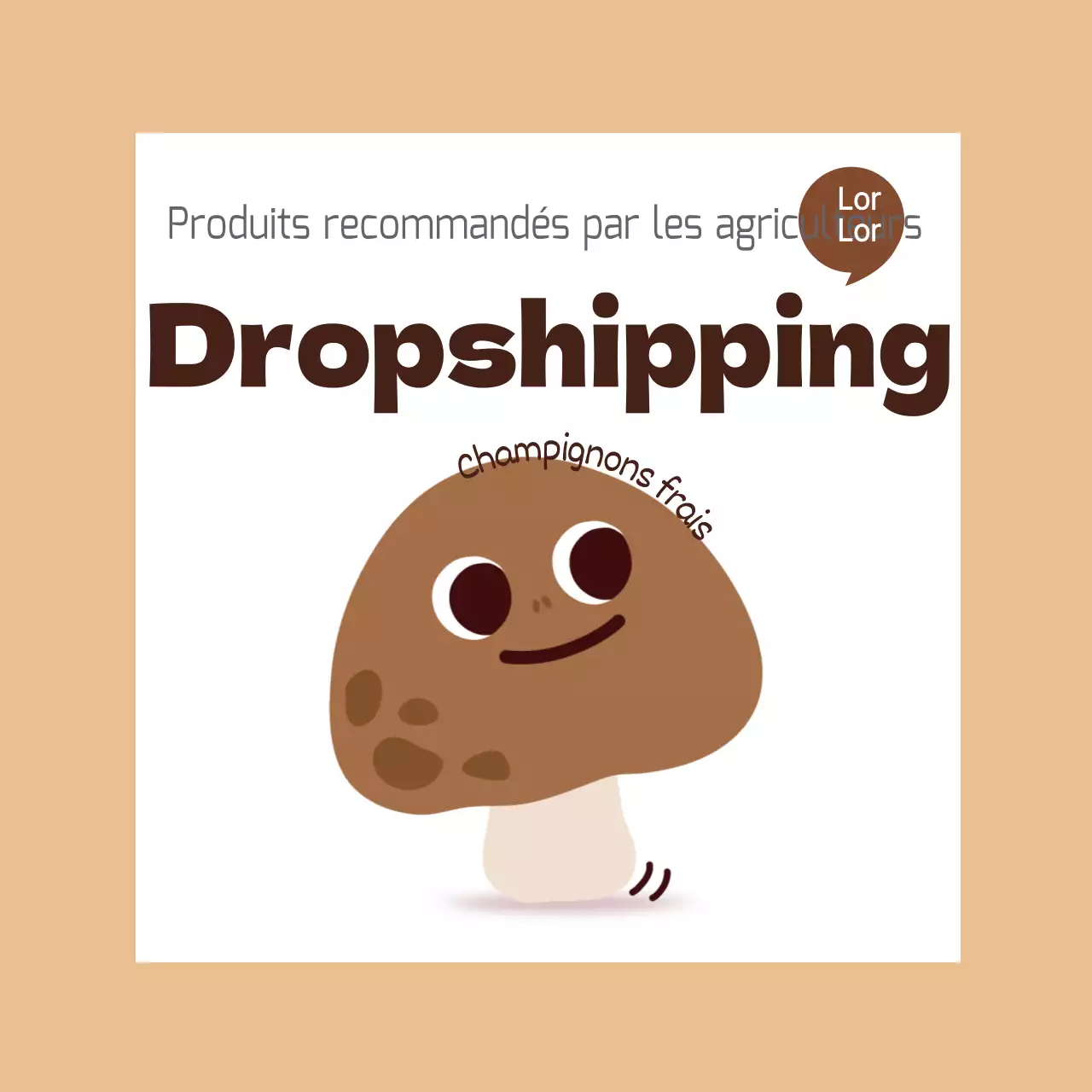 Livraison directe de champignons