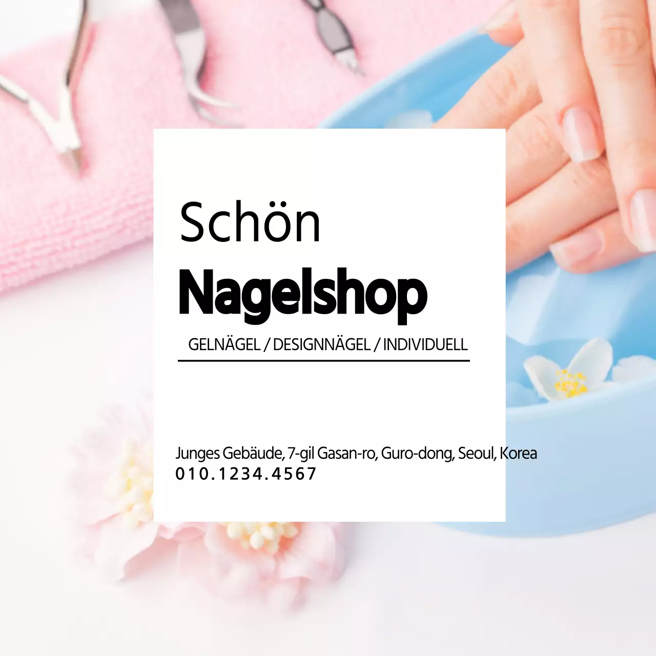 Schönes Nagelstudio