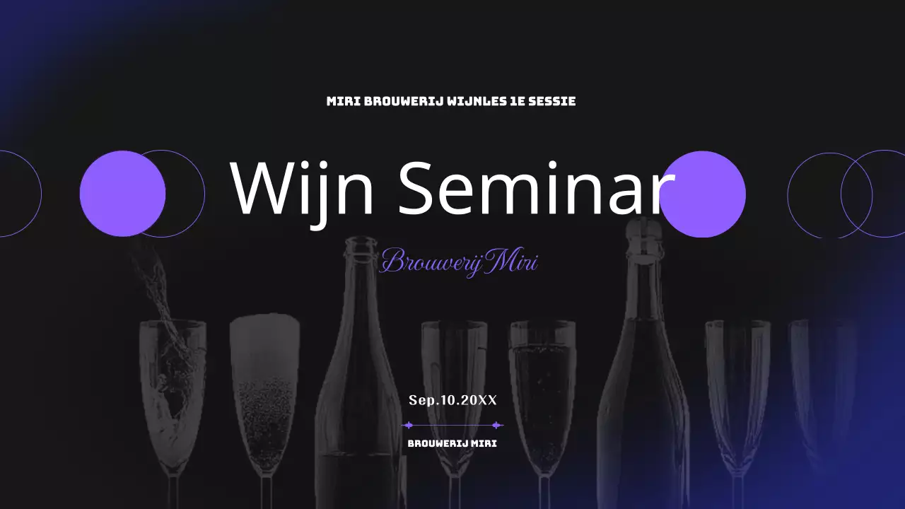 Seminar over wijnbrouwen in zwarte en paarse tinten