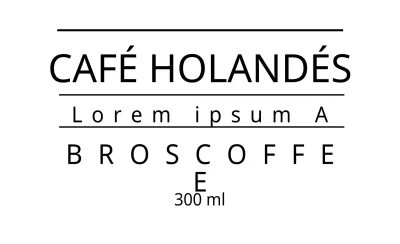 CAFÉ HOLANDÉS