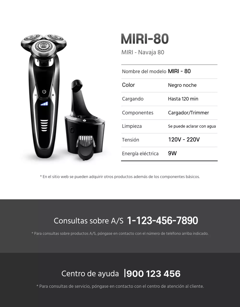 Promocionar la electrónica con un concepto sencillo en negro y plata