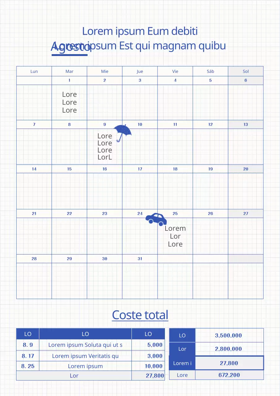 Diario de gastos del idiota de punta azul