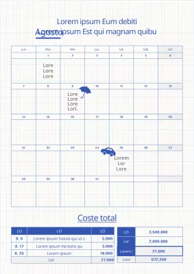 Diario de gastos del idiota de punta azul