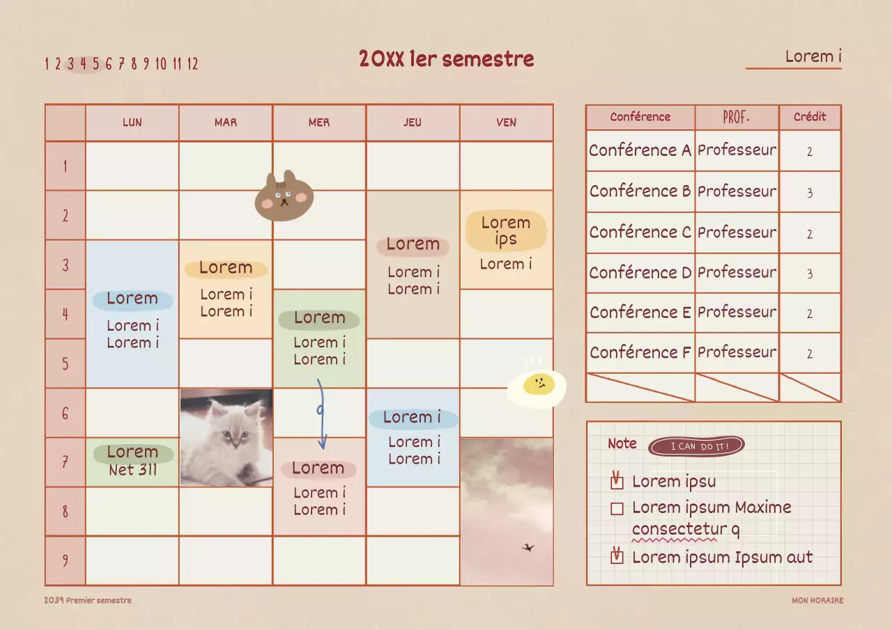 Le calendrier rose du Dakukoncept