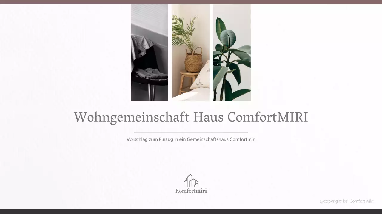 Haus Einzugsangebot Thema in braun und grau