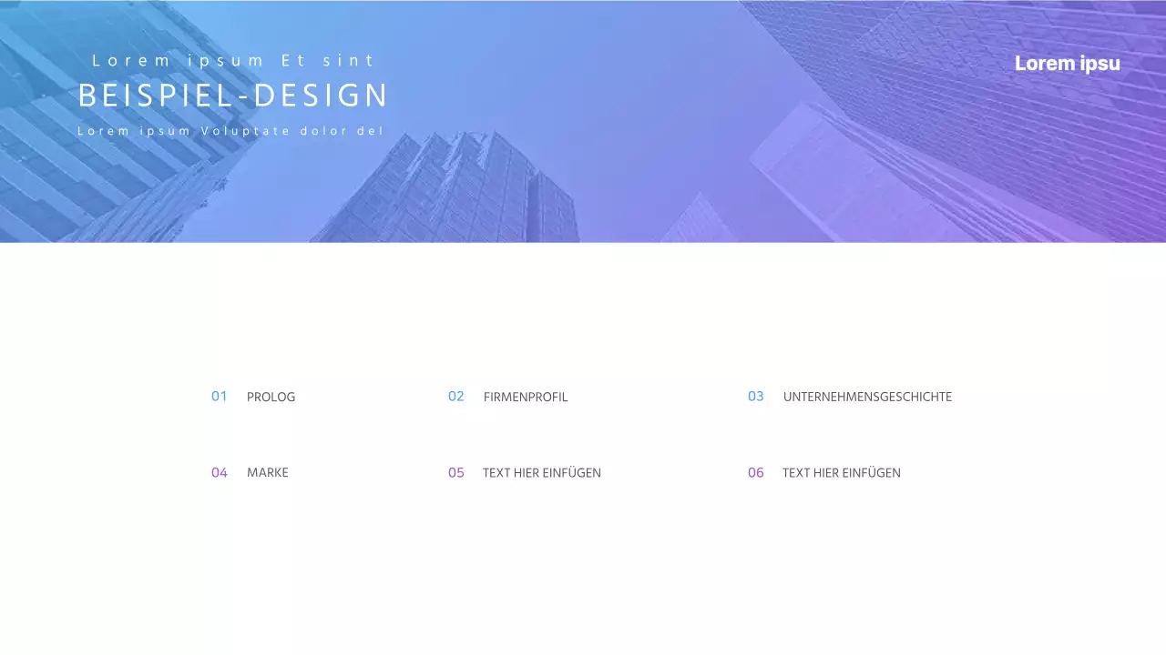 Hellblauer Farbverlauf IR-Vorlage