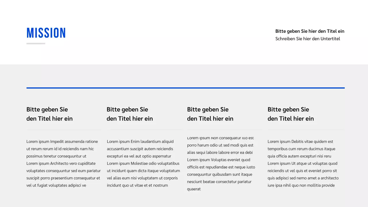 Grundlegende Präsentation