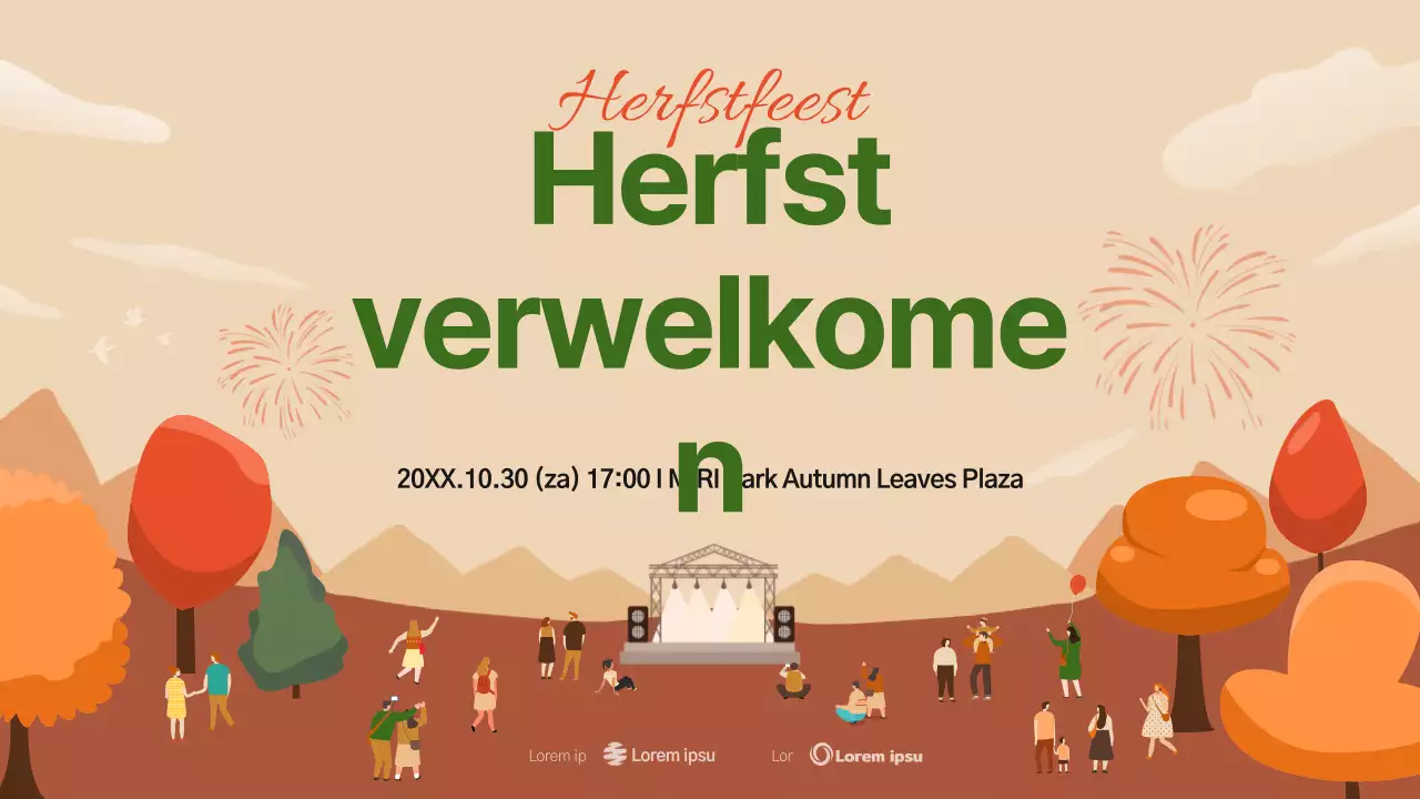 Bruin en Natuurlijk Herfstfestival Prospectus