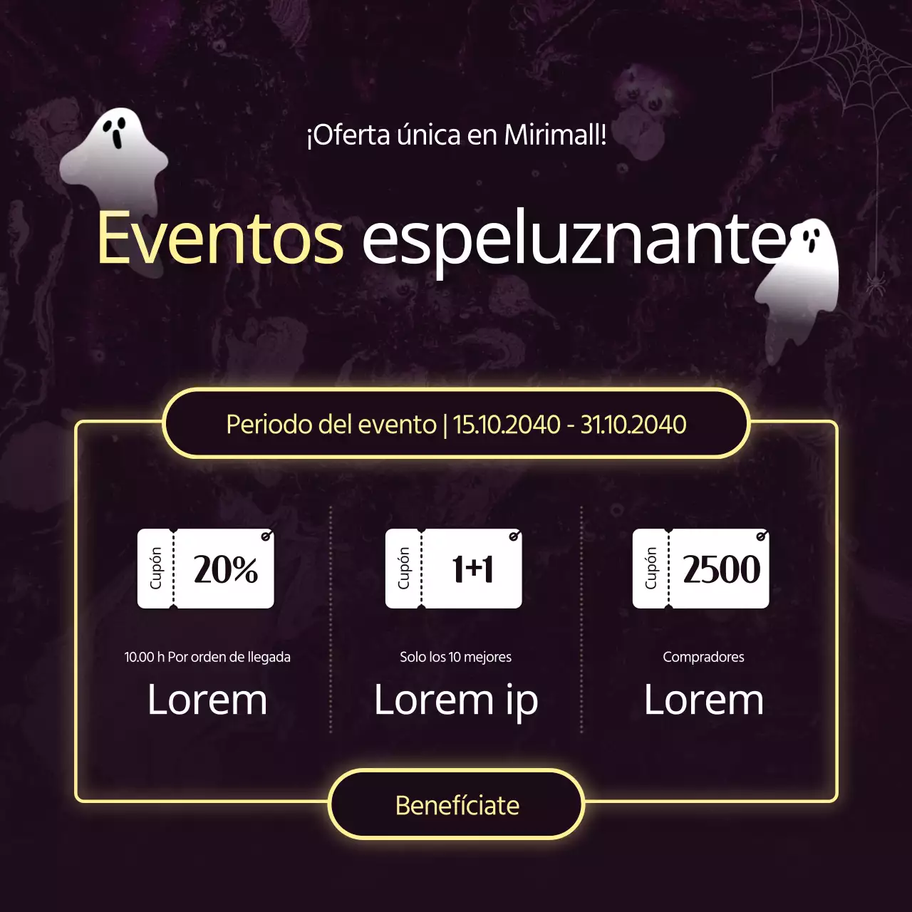 Dark Feeling Horror Thriller Halloween Event