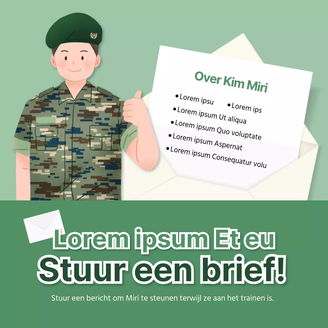 Wat de groengetinte e-mailbrief voor cadetten je zal vertellen