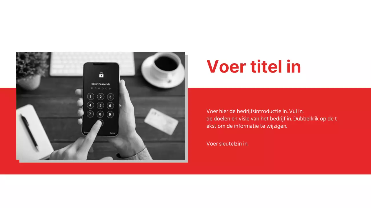 Presentatie voor zakelijke rapporten