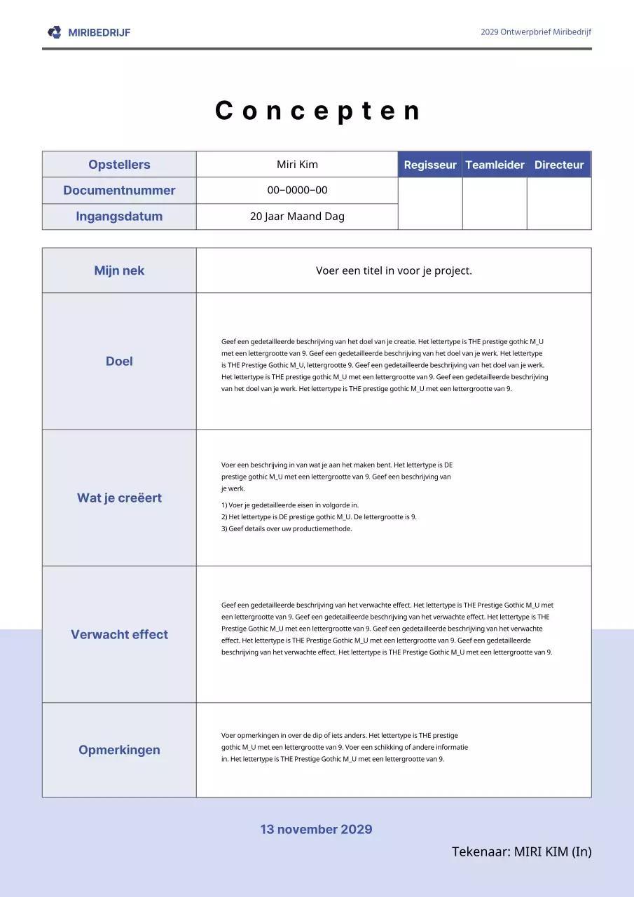 Blauw, standaardsjabloonontwerpen