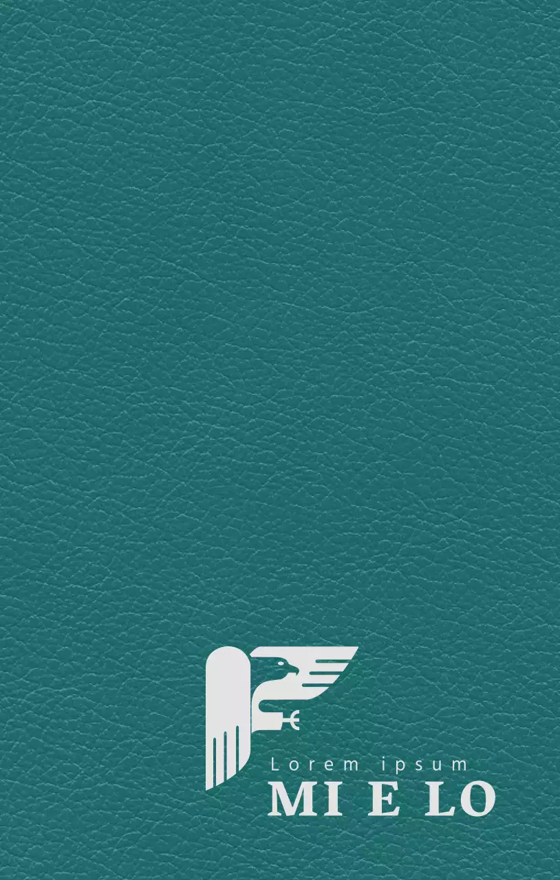 Copertina di un'agenda di classe con logo dello studio legale