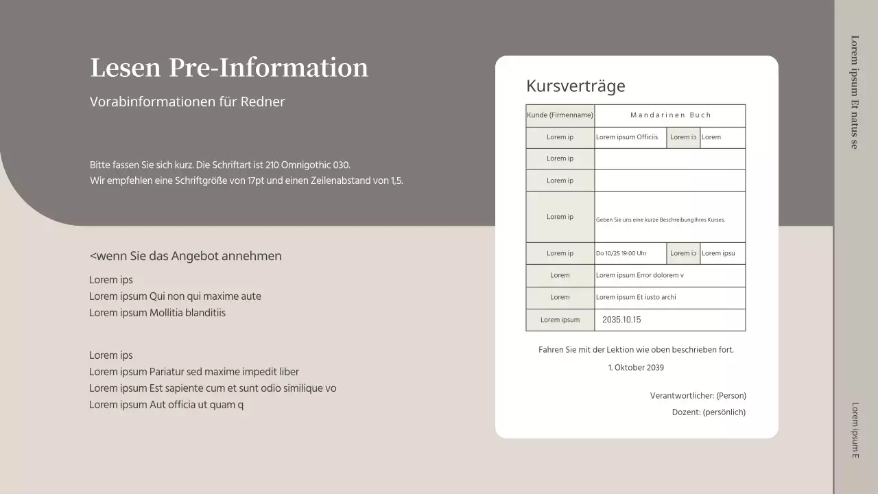 Vorschlag für einen Gastvortrag in einer beige-grauen Buchhandlung