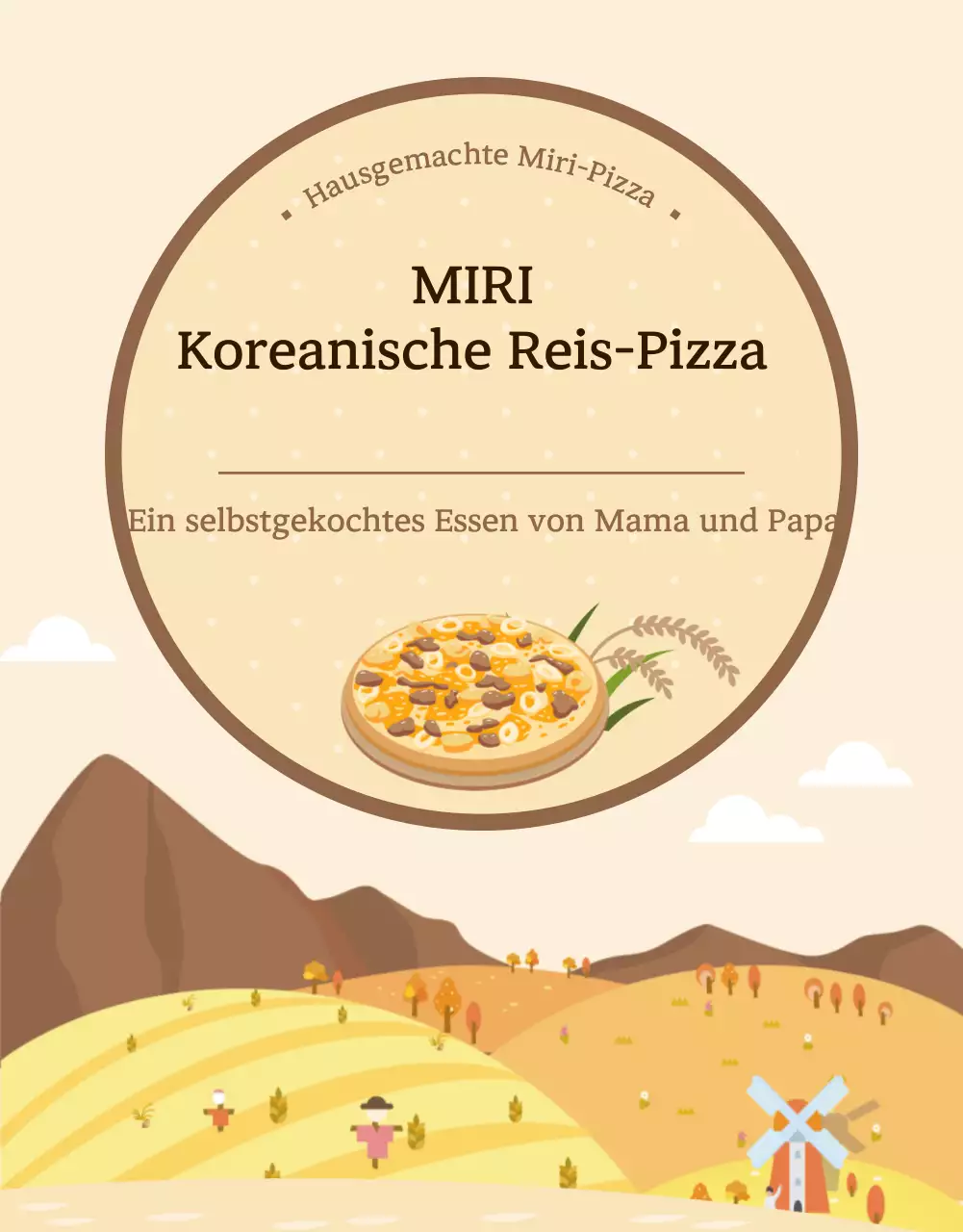 Ein Leitfaden zur Finanzierung der koreanischen Reispizza mit Elfenbeinabbildungen